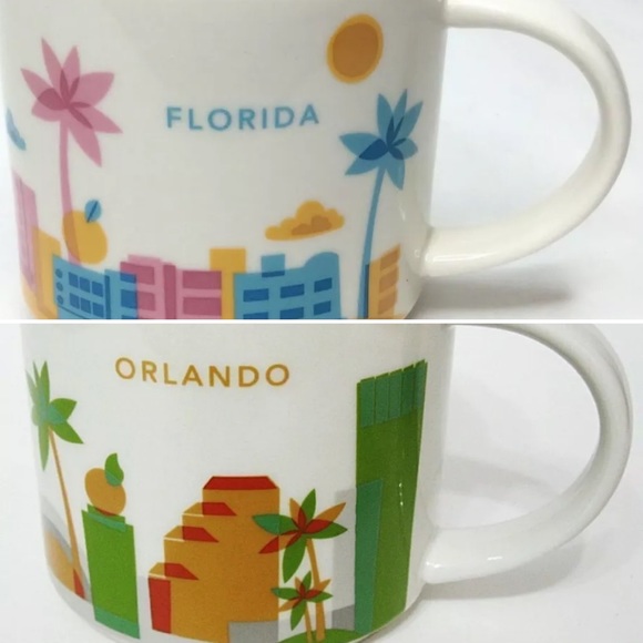 Starbucks “Florida”&”Orlando” YAH collectors Mugs